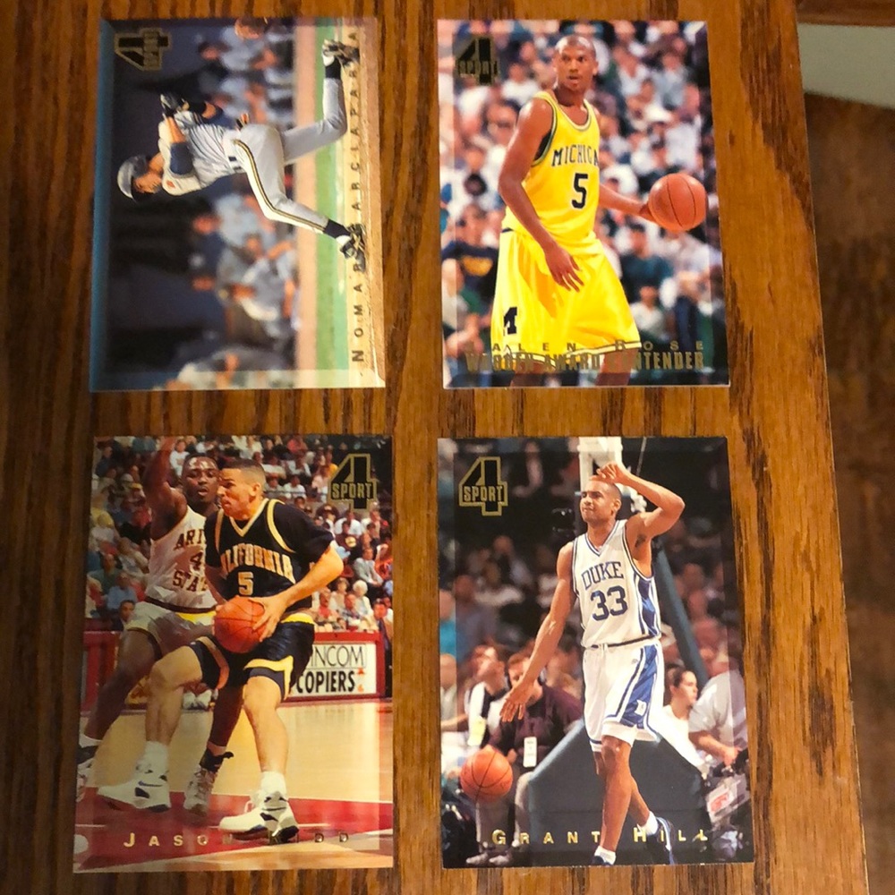 Great rookie cards of basketball/football/baseball
